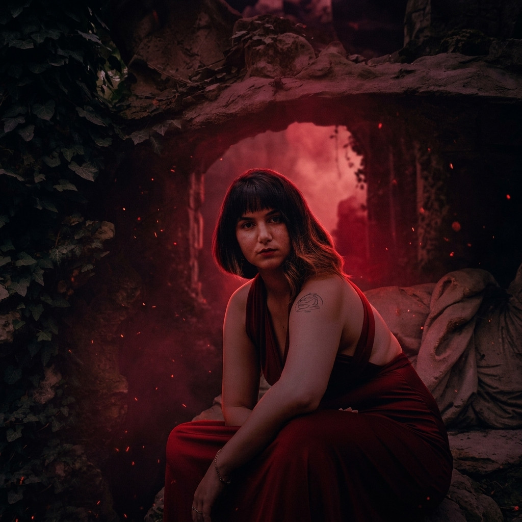 Perdriya — Mariya Mejdoub dans les ruines